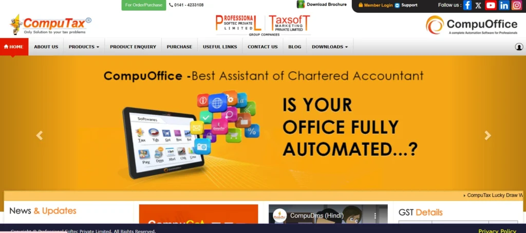 GST Software in India - Computax GST Tax Software