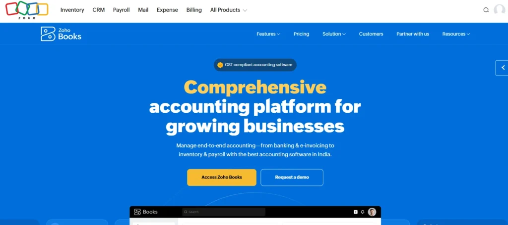 GST Software in India - Zoho GST Software