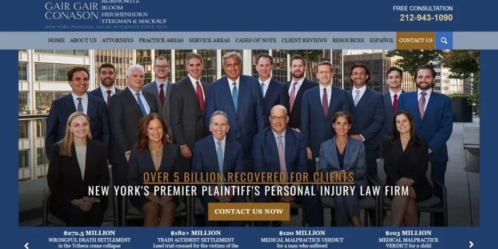 Gair, Gair, Conason, Rubinowitz, Bloom, Hershenhorn, Steigman & Mackauf - Bus Accident Lawyers in New York