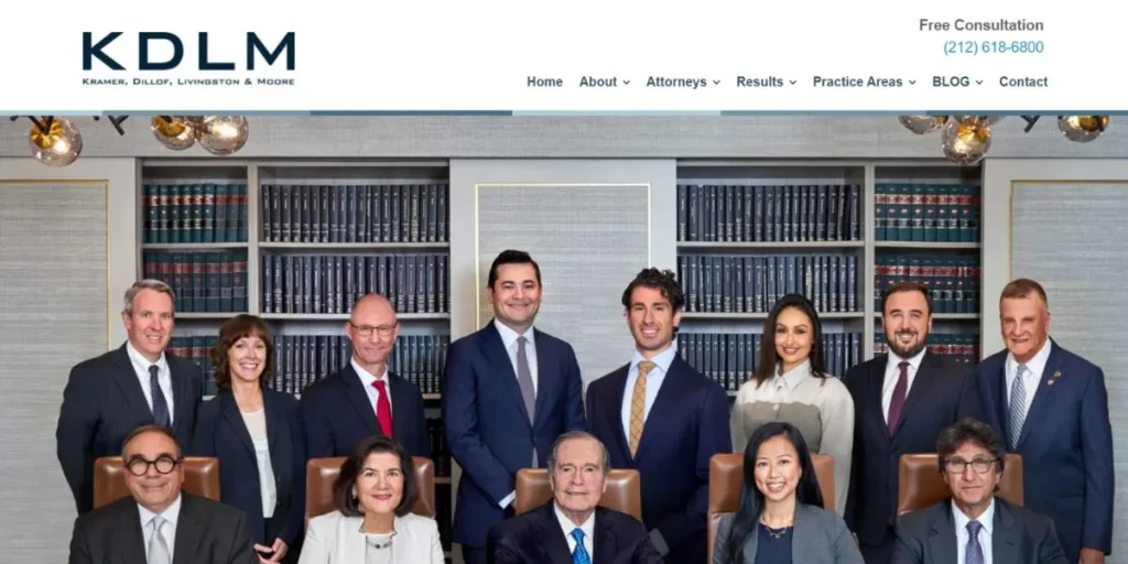 Kramer, Dillof, Livingston & Moore (KDLM) - Product Liability Lawyers in New York City